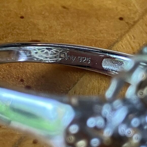 Rare Tiffany Stone Red Garnet Sterling Silver Cocktail Ring Size 8 - Picture 6 of 9